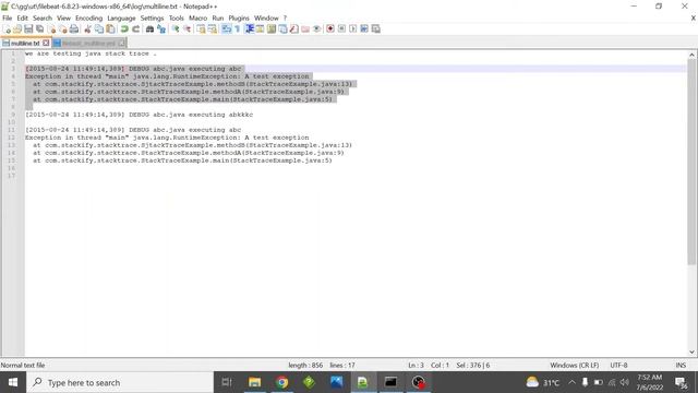 ELK Stack | Filebeat demo | How to read Java Stack Trace from Log file . смотреть онлайн