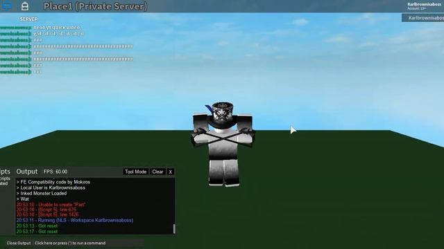 Roblox Inc Monster Script FE смотреть онлайн