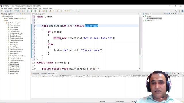 Java OOPS -34: Throw vs Throws in Java | CS Teachers DSSSB/HSSC/KVS/NET смотреть онлайн
