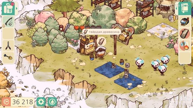 Древесина для ДюПло ☀ Cozy Grove Прохождение игры #20 смотреть онлайн