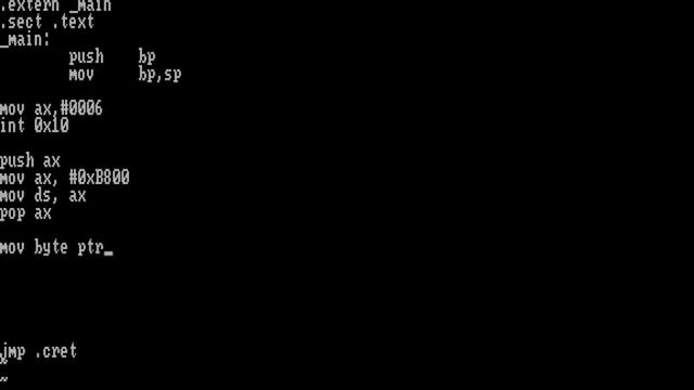 How to write to CGA graphics memory in Minix смотреть онлайн