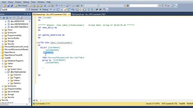 CREATE VIEW FROM ONE DATABASE TO OTHER DATABASE IN SQL смотреть онлайн