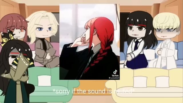 anime characters react to each other |pt1|makima/ manipulative characters react to makima|gacha clu смотреть онлайн