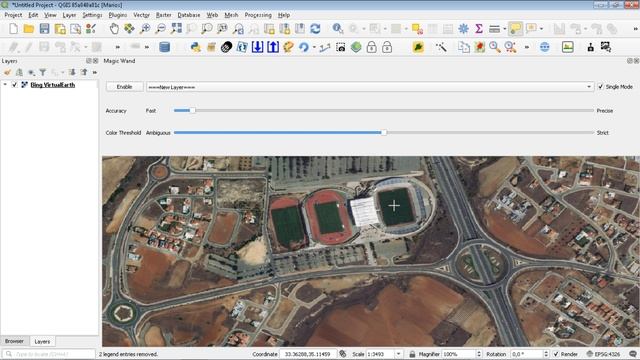 Magic wand #QGIS смотреть онлайн