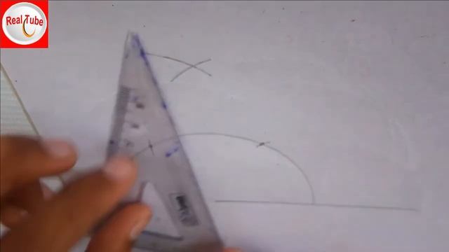 How to construct 45 degree of angle | geometry bisector angle construction | 45-degree ka kon смотреть онлайн