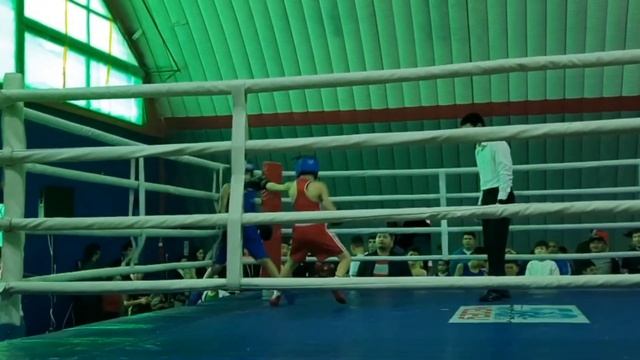 Республиканский открытый чемпионат по боксу до 30 кг. Бекназар Райымбек — Перизат Мирас. НОКДАУН смотреть онлайн