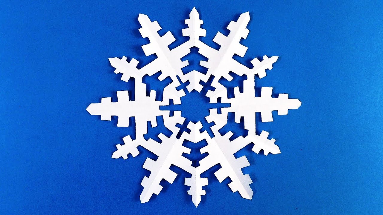 Как сделать снежинку из бумаги своими руками. Снежинка из бумаги