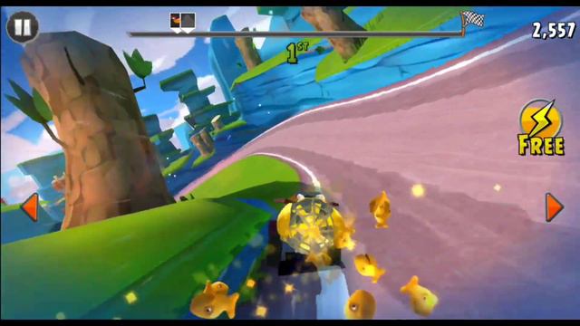IT'S BOMB! Caution out for the exploding bird... 😂 - Angry Birds Go Version 1.0.1 смотреть онлайн
