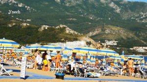 Пляжи в Черногории Бечичи (Beaches in Montenegro Becici)