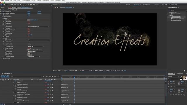 Text to Sand Transition - After Effects Tutorial (No Plugins) смотреть онлайн