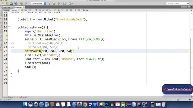 Java Swing 3 setBounds, setResizable, setLayout Bangla বাংলা смотреть онлайн