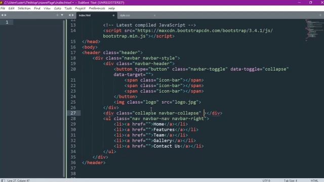 Creating Responsive Homepage using Bootstrap, Html and CSS смотреть онлайн