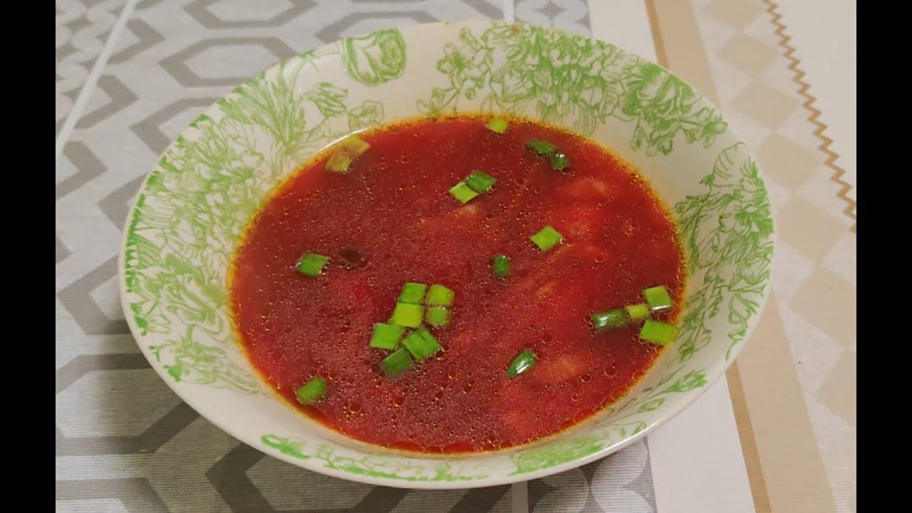 Приготовила борщ