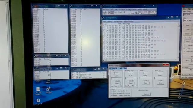 Modbus Slave RTU running on EasyPic v7 смотреть онлайн