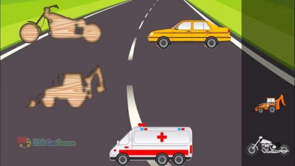 Puzzle for Toddlers Vehicles, Cars and Trucks - Kids Car Games