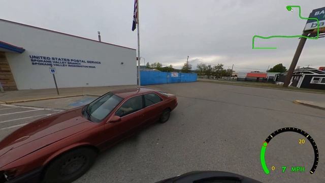 Daily Post Office Ride w/ Gotway MSX 100V Electric Unicycle Insta360 One X Camera. RaceRender Stats смотреть онлайн