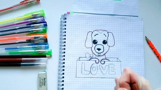 Рисовалка ✏ Рисуем милую собаку ?? Paint✏ Draw a dog? смотреть онлайн