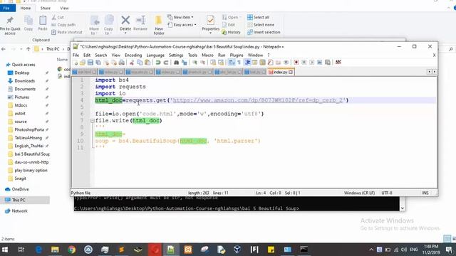 Làm tool với python: Bài 5: Thư viện beautiful soup смотреть онлайн