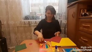 Аппликация в средней группе «Поздравительная открытка ко Дню Победы»