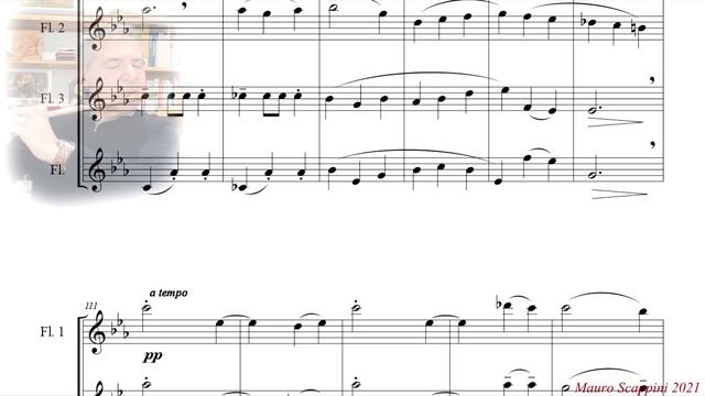 D.Shostakovich - The Second Waltz for four flutes смотреть онлайн