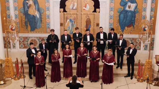 Хор Свято-Троицкого собора в Париже под управлением М. Политовой - Хвалите Имя Господне (Д. Смирнов смотреть онлайн