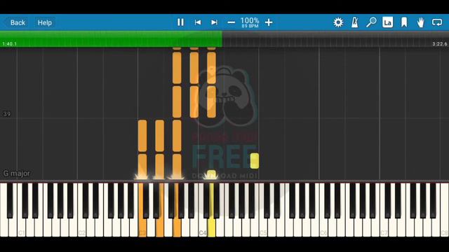Alan Walker - Faded [Panda Midi] (Synthesia) | Free Midi File