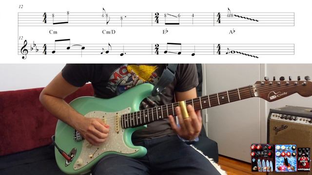 QOTSA - ...Like Clockwork - Slide Guitar Solo tutorial (Queens of the stone age) смотреть онлайн
