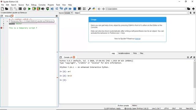 Spyder IDE смотреть онлайн