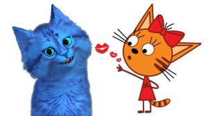 КОТЕНОК АЛЬБО РИСУЕТ ТРИ КОТА КАРАМЕЛЬКУ 🐱 ТРИ КОТА РАЗВИВАЮЩАЯ ИГРА #07