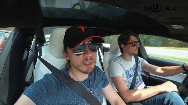 Батарея на 0%. Доедем ли на одном заряде на Tesla Model 3? смотреть онлайн