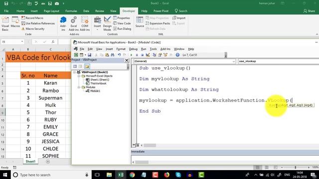 VBA Code For Vlookup In Excel Hindi смотреть онлайн