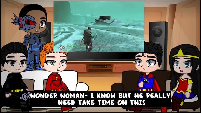 Justice league react to kratos as Wonder Woman dad | Gacha Club || Part 2 смотреть онлайн