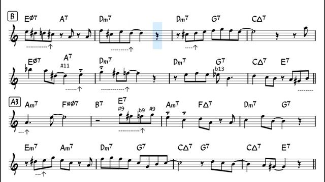 Lullaby of Birdland - Backing Track for Alto Sax смотреть онлайн