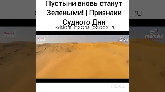 ПУСТЫНИ ВНОВЬ СТАНУТ ЗЕЛЕНЫМИ, ЭТО ПРИЗНАК СУДНОГО ДНЯ ! смотреть онлайн