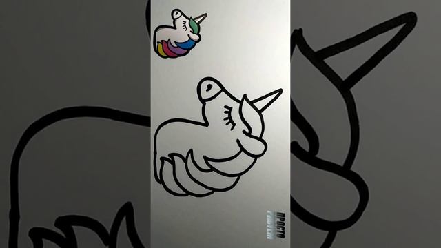 Как нарисовать единорога ? смотреть онлайн