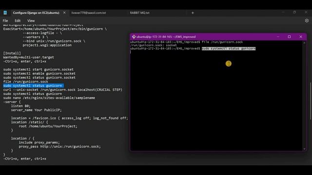 Effortless Django Deployment on EC2 with Nginx, Gunicorn, RabbitMQ, and Celery (PART 2) смотреть онлайн