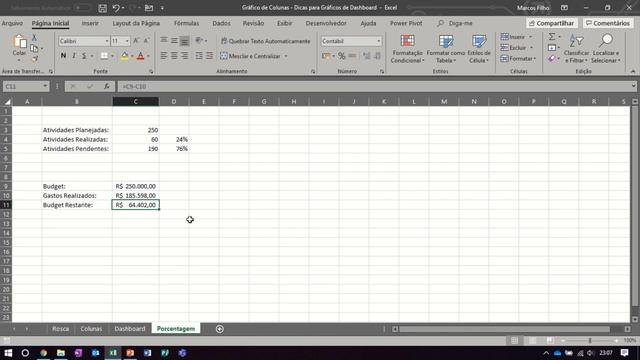 ✅ Excel: Como Calcular Porcentagem No Excel e Criar Indicadores de Performance (KPI)? смотреть онлайн