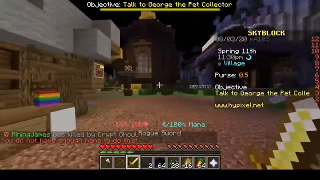 hypixel skyblock ep 1 exploring the hub смотреть онлайн