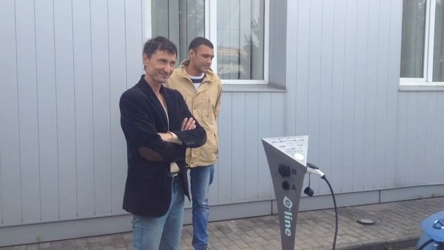 Зарядная Станция #electroUkraine , совместно с компанией #e-line
