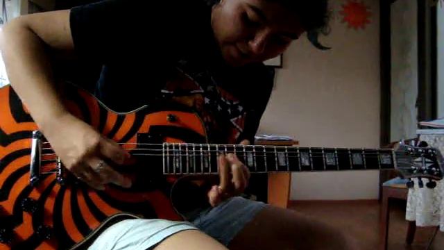 Crazy Train solo cover (Zakk Wylde style) смотреть онлайн