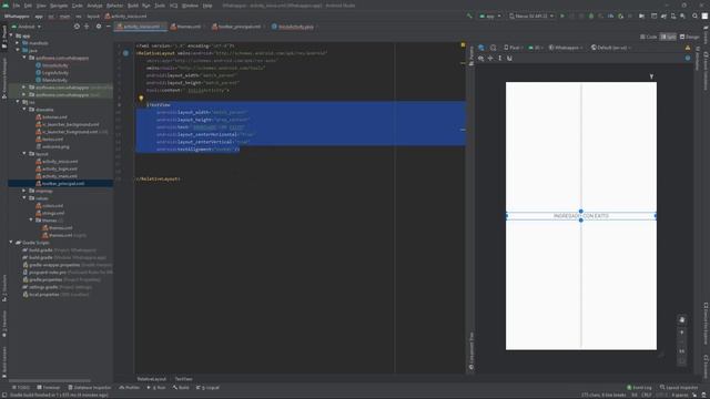 Crear aplicacion movil como WhatsApp Toolbar setSupportActionBar 2021 Parte 5 смотреть онлайн
