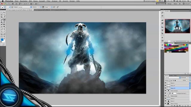 Skyrim - Speed Art смотреть онлайн