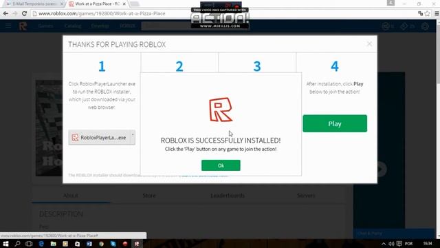 TUTORIAL - COMO BAIXAR E INSTALAR LAUNCHER ROBLOX =) смотреть онлайн