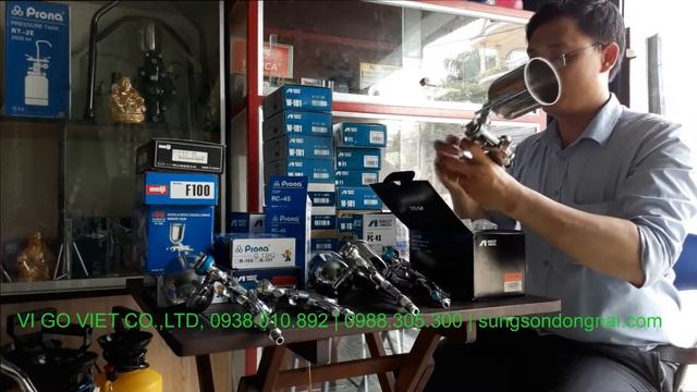 Súng phun sơn Kiwami Anest Iwata W-101-148BCG | http://sungsondongnai.com смотреть онлайн