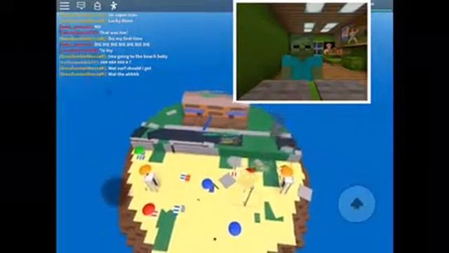 Oreo the Minecraft zombie plays ROBLOX. смотреть онлайн