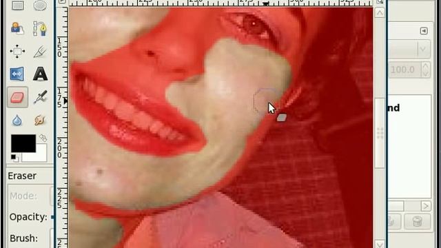 Skin airbrushing - GIMP and Selective Gaussian Blur смотреть онлайн