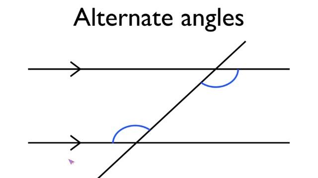 Angles in parallel lines- alternate angles смотреть онлайн