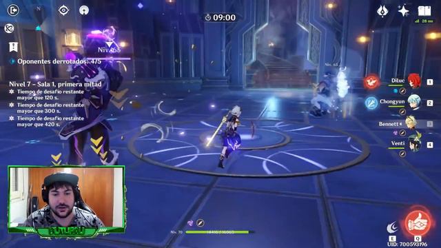 ¡ASÍ TE PUEDES PASAR FÁCIL el NIVEL 7 del ABISMO! - Guía Abismo 7 - Genshin Impact смотреть онлайн