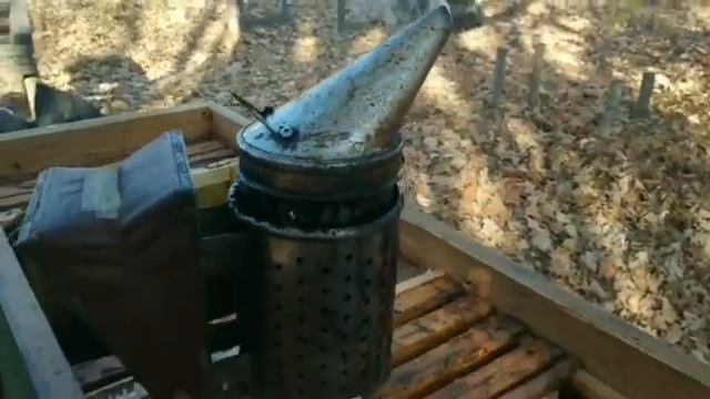 Количество пчелы, рамок, меда, утепление на зиму!!! Ч. 2. ...о дымаре. 20.10. 2019. Украинские улья смотреть онлайн