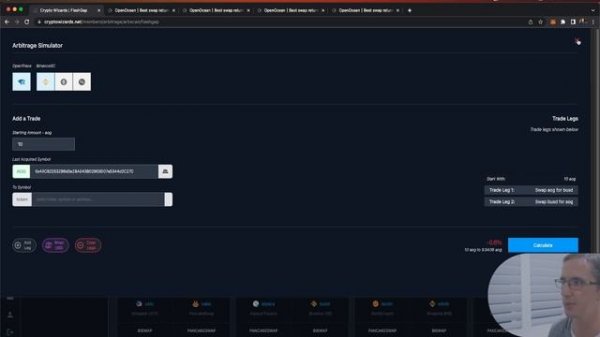 Testing Out a New Crypto Arbitrage Trading Tool - Open Trace for Open Ocean Finance